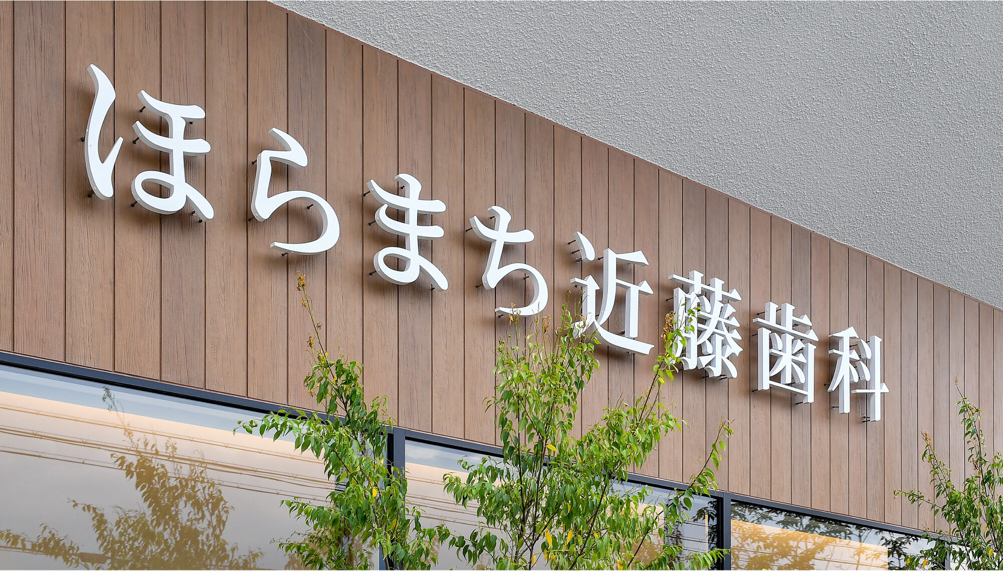 ほらまち近藤歯科 サインデザイン